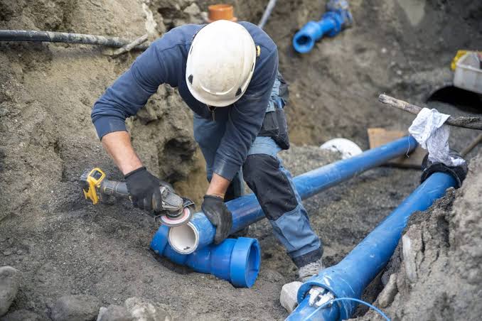 Sewer Line Work