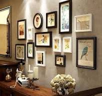 Fotolijst Set Retro Foto Wanddecoratie Vintage Fotolijst Muur Galerie Kit  Home Decoratieve Houten Fotolijst 14 Delig (Color : Black and White(a)) :  ...