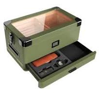 Military Glass Top Humidor – Case Elegance