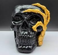 Pot de fleurs en forme de crâne pour plantes d'intérieur – Décorations  uniques d'Halloween – Décoration crâne en résine – Pots de crâne pour  plantes, ...