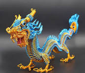 Amazon.com: MERLHY Figura de dragón chino, modelo de dragón ...