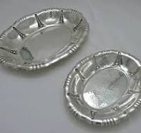 2 zilveren schalen
