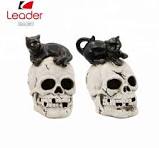 Cabeza de calavera de poliresina para decoración del hogar y ...