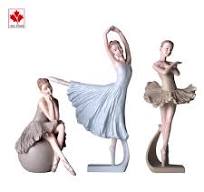 Custom Resin Ballet Girl Figurine Home Decoration Gift