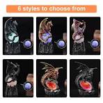 Halloween Lava Hars Basis Draak Beelden Lichtgevende Dinosaurus Eieren  Heilige Draak Strijd Draak Ornamenten Voor Halloween Decor Geschenken - ...