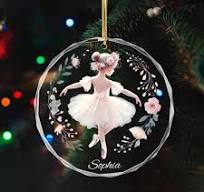 Amazon.com: Personalized Ballet Ornament, Dance Ornament ...