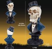 Amazon.com: Decoraciones de Halloween de 10 pulgadas, busto ...