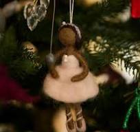 Ballerina Ornament - Pink