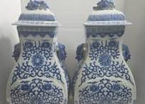Candelabro vintage de cerámica china con forma de jaula de ...