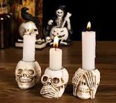 Fábrica Guangong Venta al por mayor OEM Interior Personalizado Soporte para  Velas de Calavera Fantasma de Poliresina para Decoración del Hogar en  Festivales Arte y Manualidades para Decoración