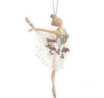 Ballerina On One Leg Ornament