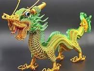 Amazon.com: Figura de dragón chino, modelo de dragón hecho a ...