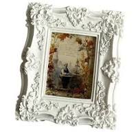 Resina Plástico Marco De Fotos Vintage 13x18 Cm - Estilo Retro, Blanco,  Para Pared O Mesa, Incluye Imagen De Regalo Marco Fotos Pared Mesa