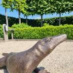 sculptuur, Komodo dragon - 72 cm - Brons