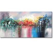 Peinture à l'huile 100 % peinte à la main par un artiste ...