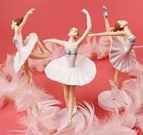 Amazon.com: 3 figuras de bailarina bailarina, figura de ...