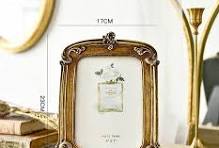 Europese fotolijst creatieve retro art woondecoratie ornamenten, combinatie  set vintage fotolijst maat Rechthoek-7 inch: 18 * 13 cm / 0.4 kg : ...