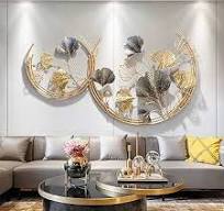 Amazon.com: Decoración de pared moderna 3D hecha a mano con ...