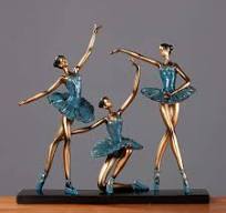 weiwei Artesanías de estatuas de niña de Ballet,Hermosos ...