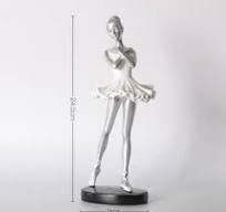 Asombrosa figurita de bailarina de ballet de resina con ...