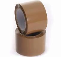 Single Sided Plain Brown BOPP Tape