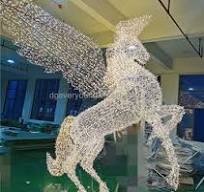 Wholesale Large Christmas Horse Light 3D Design ...
