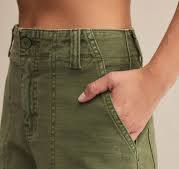 Z Supply Women's Olive Twill Pants