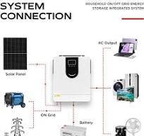 Amazon.com: 8200W Hybrid Solar Inverter Pure Sine Wave Off ...