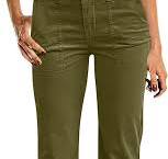 Womens Low Rise Button Pull On Jeans Summer Baggy Straight ...
