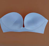 Solid One Piece Insert Bra Pads Deep Cut Large Push-up Round ...