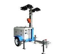 Diesel Generator Mobile Light Tower with Hydraulic Mast and ...