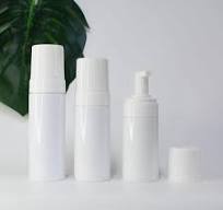 1-200pcs 100ml 150ml 200ml Mousse Foam Pump Bottle White PET Container For  Facial Cleanser,Hotel/Home Skin Care DIY Logo Custom Sample Order