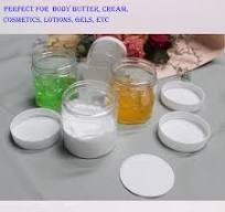 suituts 28 Pack 4 oz (120 ml) Plastic Jars with White Lids, Slime  Jar/Containers with Lids, Storage Favor Jars/Empty Plastic Jars for Body  Butter, ...