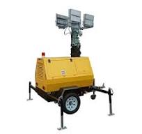 Mobile Hydraulic LED Light Tower with Diesel Engine for Portable Lighting