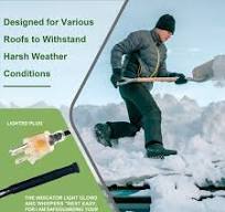 Roof And Gutter Defrost Snow Heating Cable In Winter - Roof De-Icing Cable,  Heating Cable