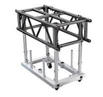 PreRig Truss 2400 stage black Set incl. Dolly | PR-SET-2400B