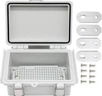 AIRTAK Mini Grey Watertight Junction Box Hinged Cover with ...