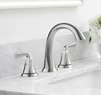 allen + roth Mullen Polished Chrome 4-in centerset 2-Handle ...