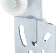 Slide-Co 16216-F Front Closet Door Roller with 1/4 In. Offset and 7/8 In.  Nylon Wheel (2 Pack)