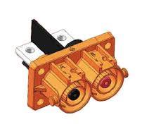 50mm2 High Current LV215 Waterproof Battery Connectors With ...