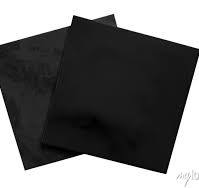 Dark black artificial marble stone samples stacked isolated on white  background with clipping path. luxury marble ceramic tile use as interior  ...