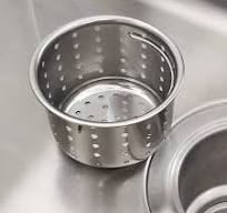 Kitchen Sink Drain Basket Only, 3-inch Basket For Kitchen Sink Strainer  Replacement, Deep Cup with Handle, SUS 304 Stainless Steel