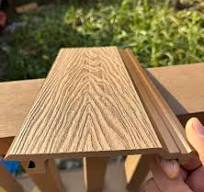 WPC Wall Panel Plastic Garden Fence Sanding Hot Sale Durable Garden Fence  Waterproof Strip Pvc Garden Fence Cladding for Outdoor