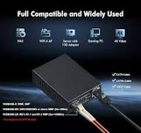 Amazon.com: 10G Fiber Media Coverter, 2 Port 10 Gigabit ...