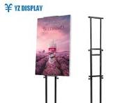 [Hot Item] Hot Selling Adjustable Poster Hanging Metal Frame Kt Board  Display Stand for Advertising