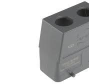 HARTING Han B Range Heavy Duty Power Connector Hood 2, 16B