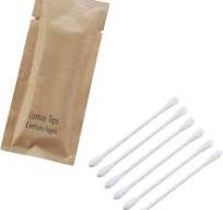 Kraft Paper Bag Paper Cotton Swabs Six Paper Large Head Swabs Hotel  Toiletries Amenities （Case of 100)