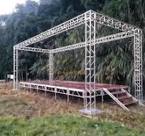 Aluminum Bolt Truss 300*300mm Frame Stage for Events 6.5 ...
