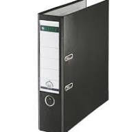 Leitz 180 Degree Lever Arch Files - A4 80mm Black Plastic Binders (Pack Of  10)