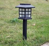 Solar Lawn Light, LED Ground Plug Light, Solar Small Palace Light